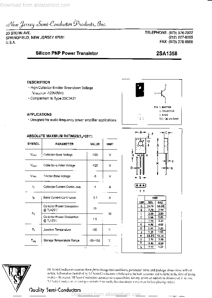 2SA1358_9064618.PDF Datasheet