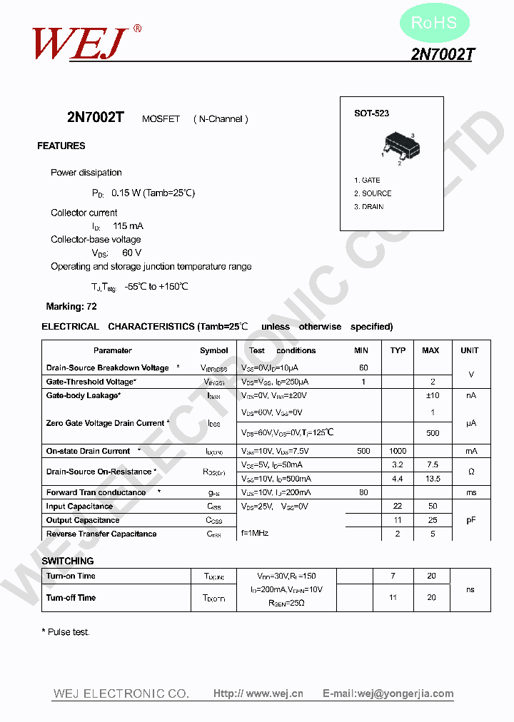 2N7002T_9065565.PDF Datasheet