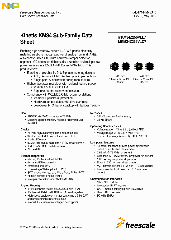MKM34Z256VLL7_9067863.PDF Datasheet