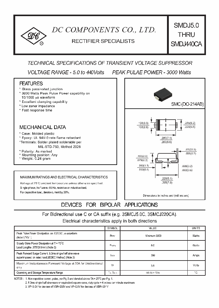 SMDJ10_9068132.PDF Datasheet