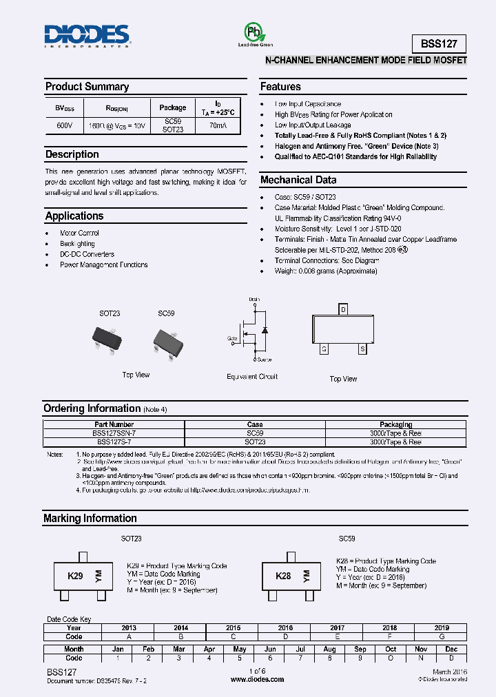 BSS127_9069926.PDF Datasheet