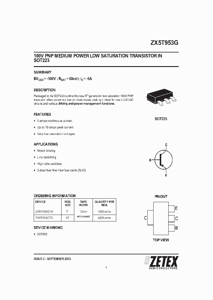 ZX5T953GTA_9070437.PDF Datasheet
