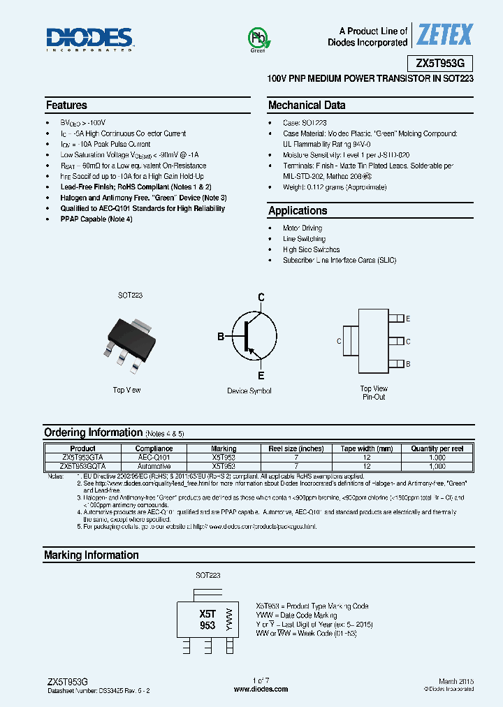 ZX5T953G-15_9070441.PDF Datasheet