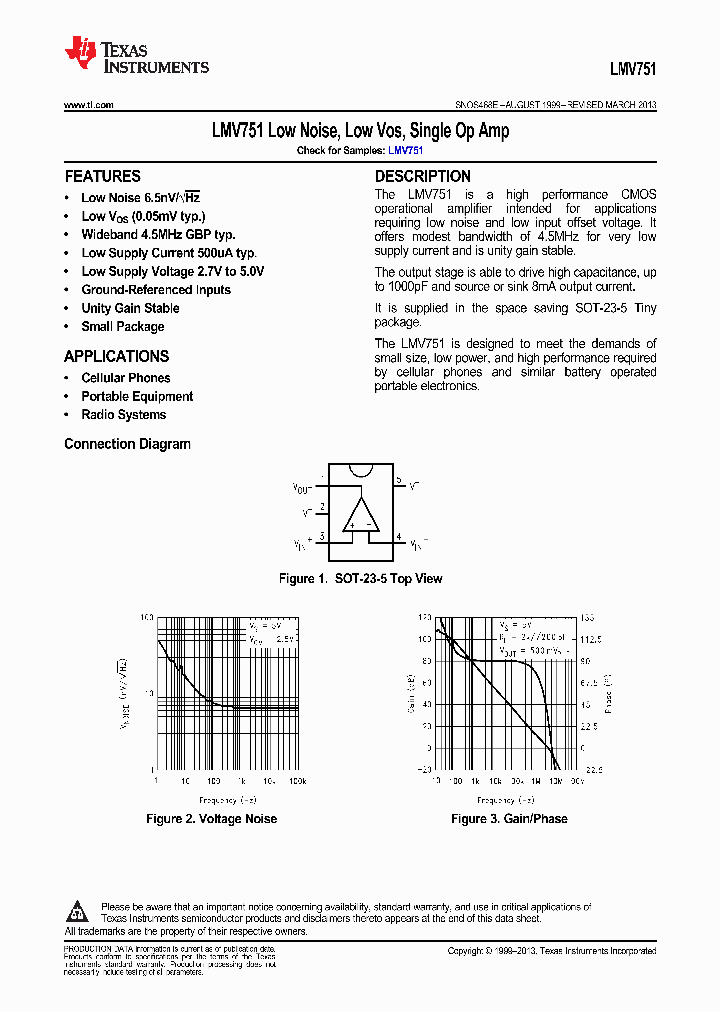 LMV751M5NOPB_9070485.PDF Datasheet