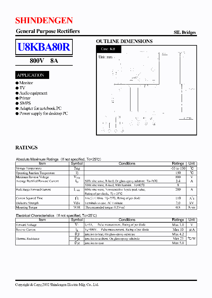 U8KBA80R_9070722.PDF Datasheet