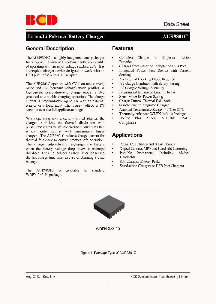 AUR9801C_9071239.PDF Datasheet