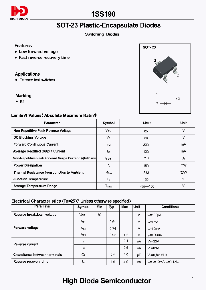 1SS190_9072660.PDF Datasheet