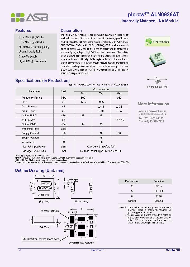 ALN0926AT-13_9074503.PDF Datasheet