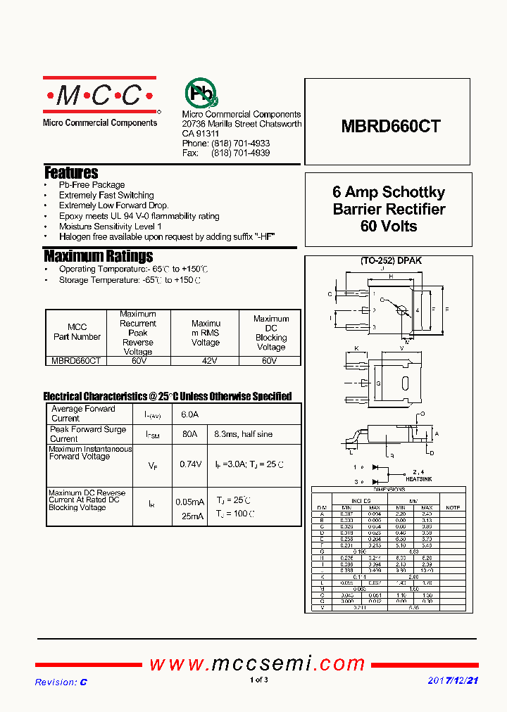 MBRD660CT_9074824.PDF Datasheet