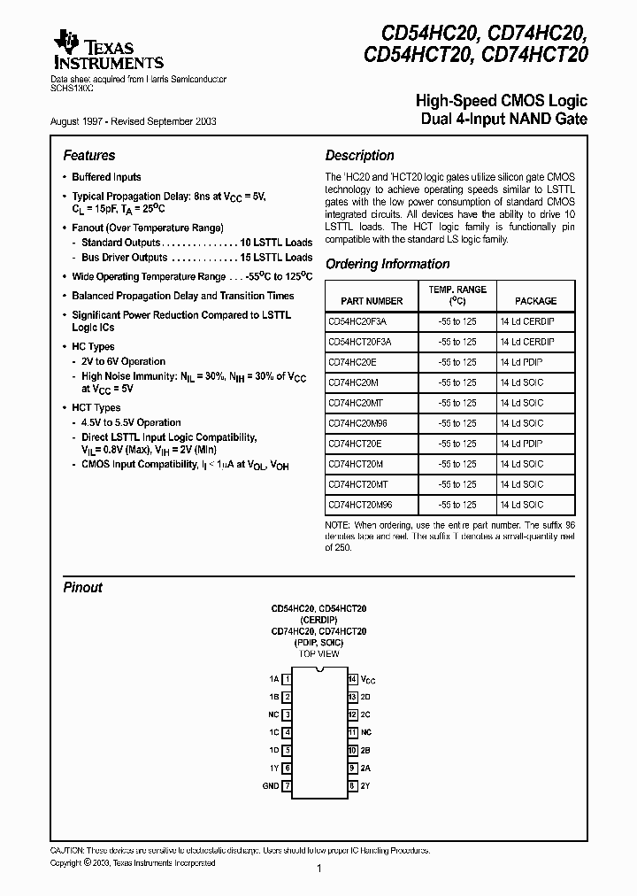 CD54HC20F3A_9074916.PDF Datasheet