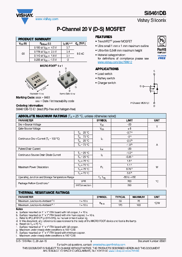 SI8461DB_9076276.PDF Datasheet