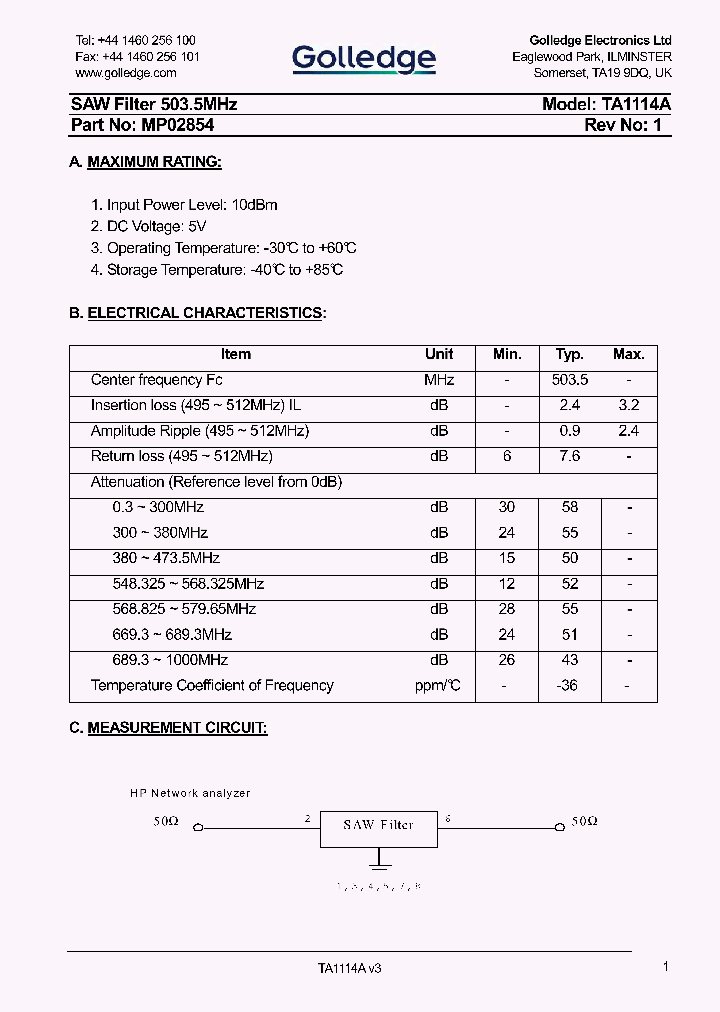 TA1114A_9080246.PDF Datasheet