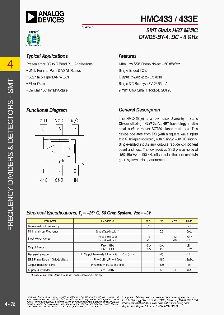 HMC433_9080391.PDF Datasheet