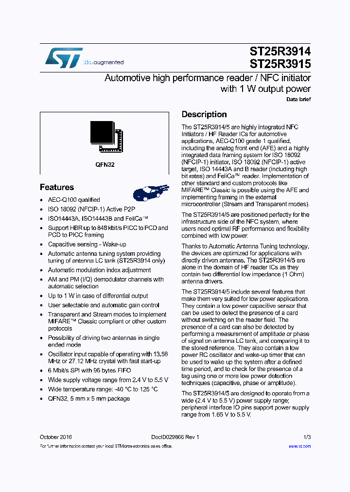 ST25R3915_9081964.PDF Datasheet