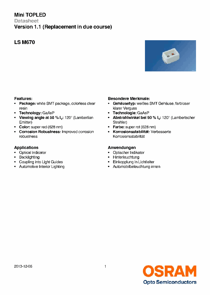 LSM670-H2L1-1_9082516.PDF Datasheet