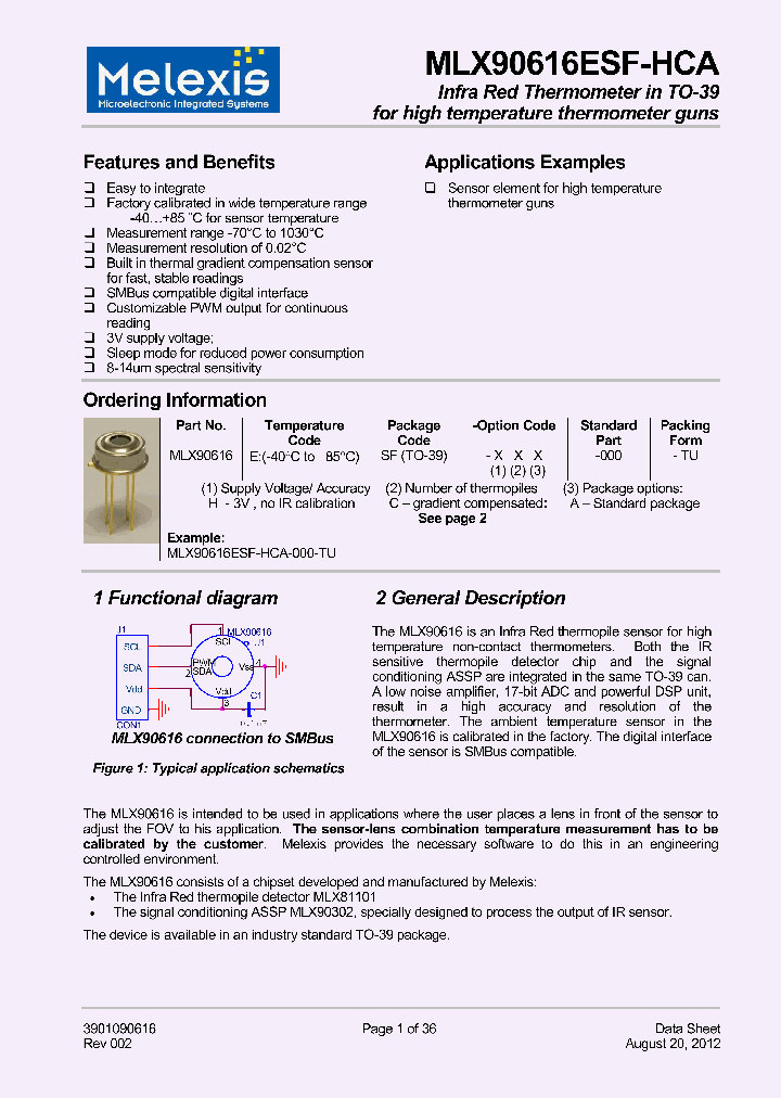 MLX90616ESF-HCA-000-TU_9086347.PDF Datasheet