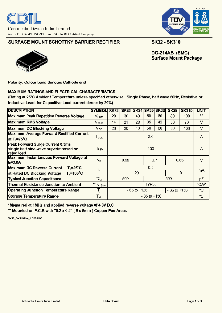 SK310_9086382.PDF Datasheet