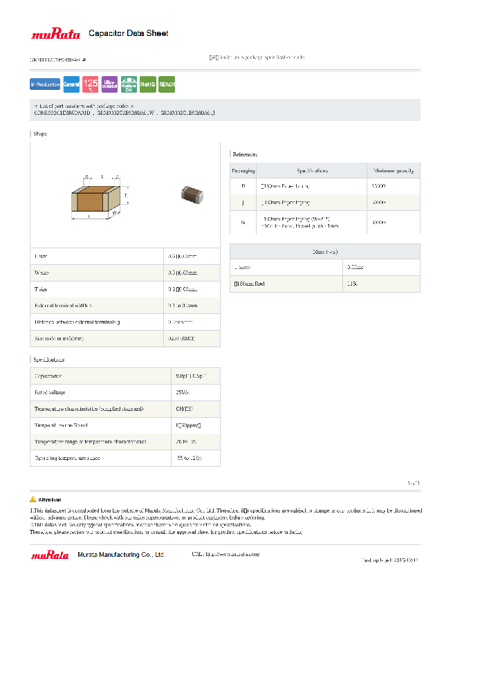 GRM0332C1E9R8DA01_9087289.PDF Datasheet