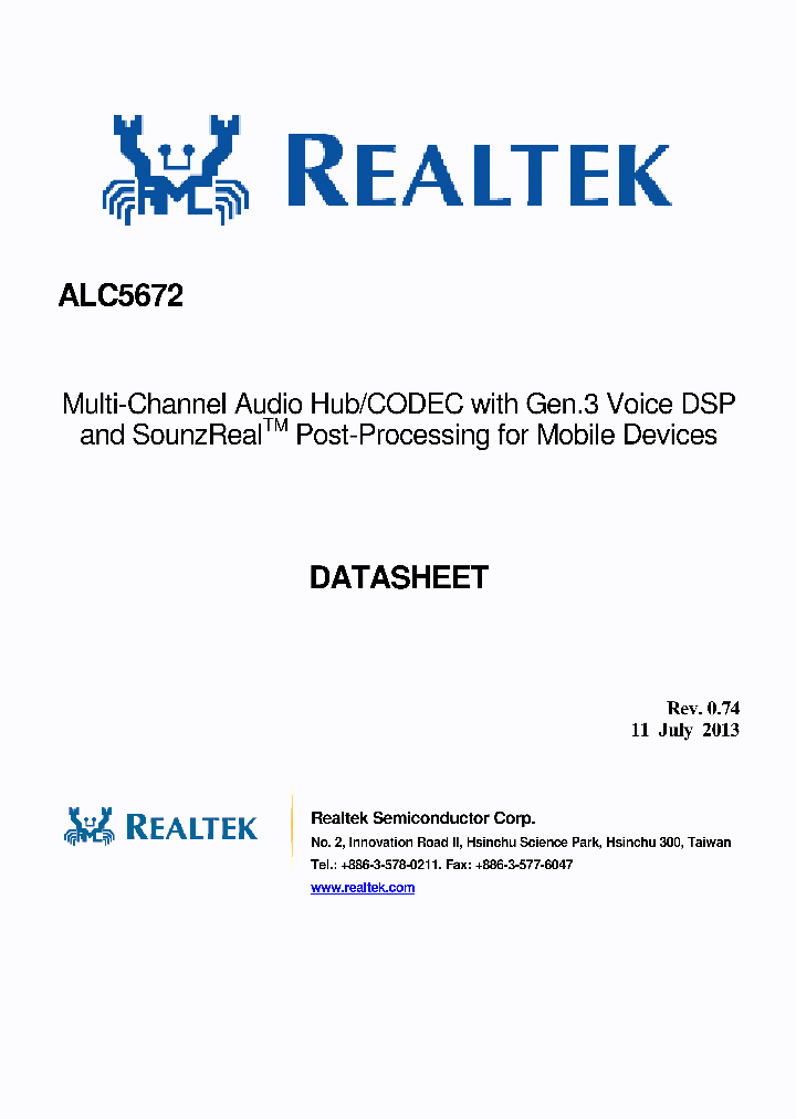 ALC5672R-CG_9087532.PDF Datasheet
