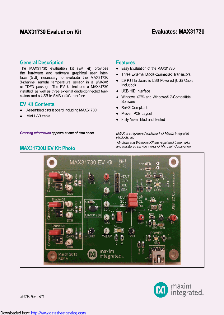 MAX31730UEVKIT_9088746.PDF Datasheet