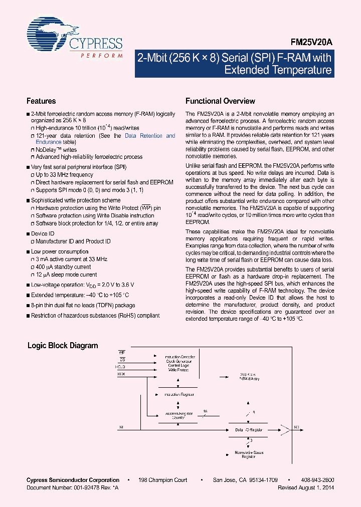 FM25V20A-DGQTR_9089147.PDF Datasheet