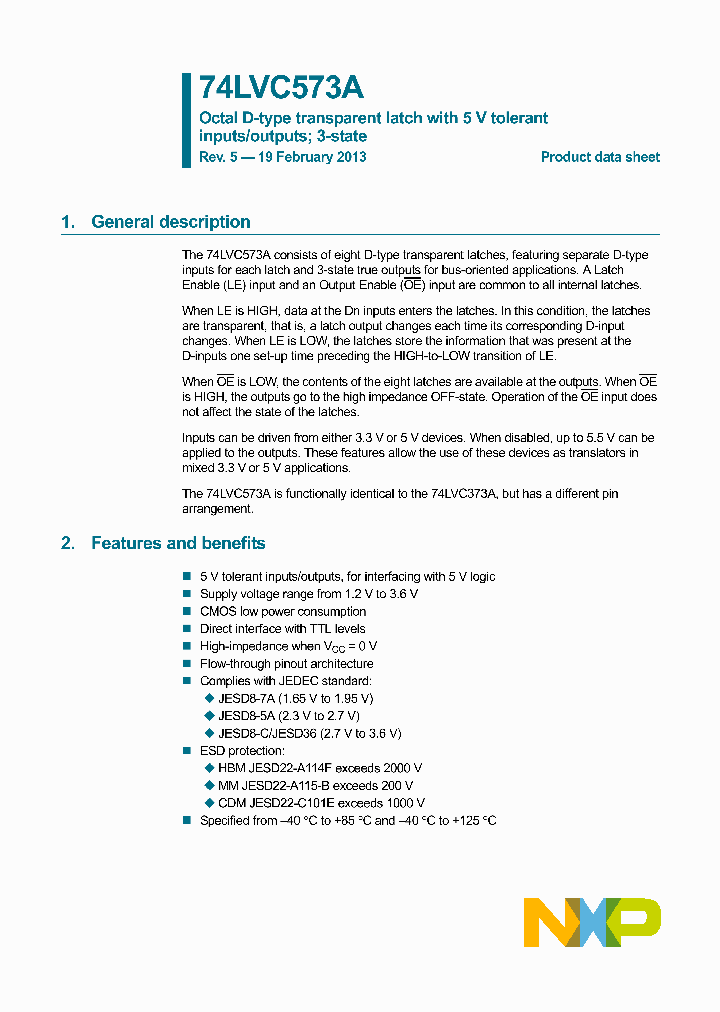 74LVC573ABX_9089709.PDF Datasheet