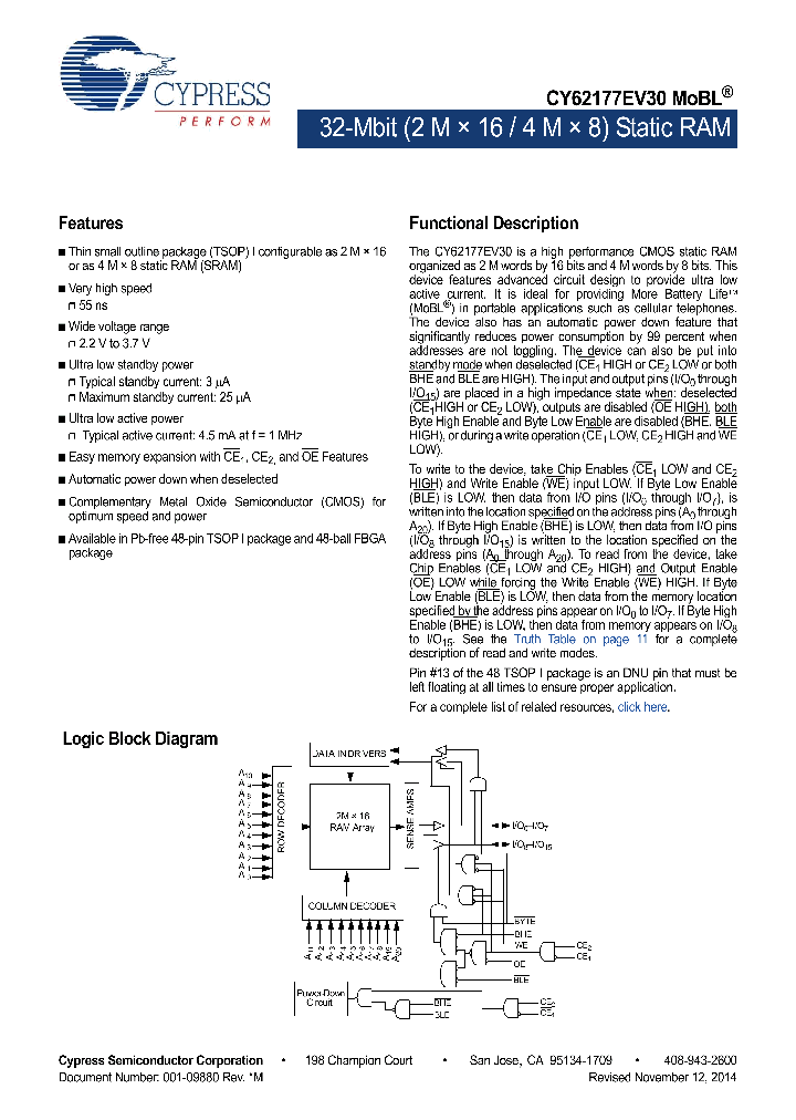 CY62177EV30LL-55BAXIT_9090897.PDF Datasheet