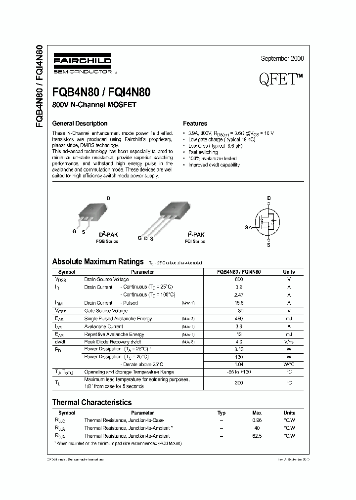 FQI4N80TU_9091625.PDF Datasheet