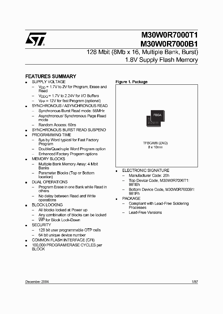 M30W0R7000B1_9092429.PDF Datasheet