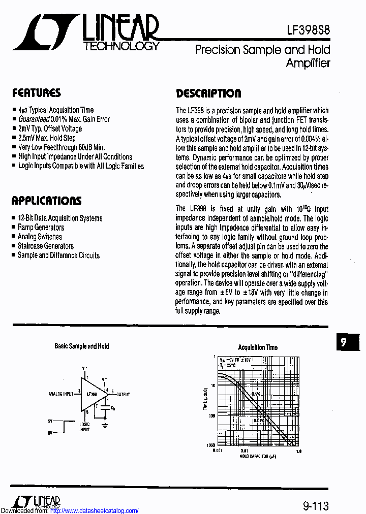 LF398S8PBF_9093116.PDF Datasheet