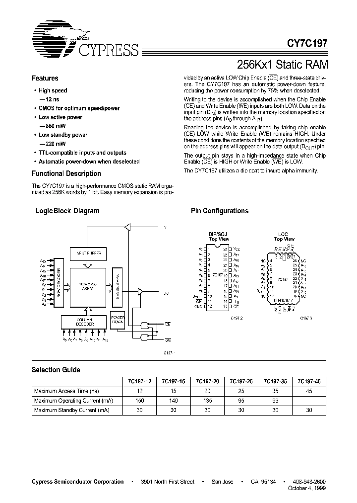 CY7C197-15VCT_9093463.PDF Datasheet