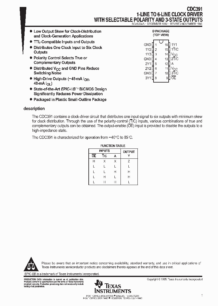 CDC391DG4_9096413.PDF Datasheet