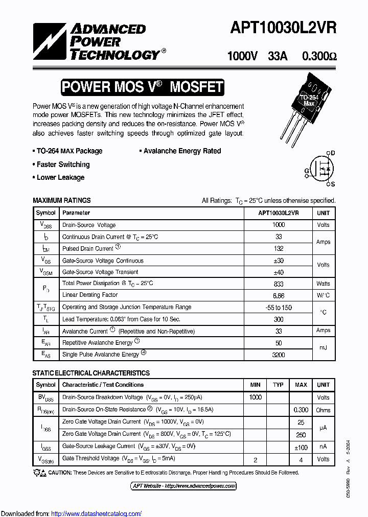 APT10030L2VRG_9097035.PDF Datasheet