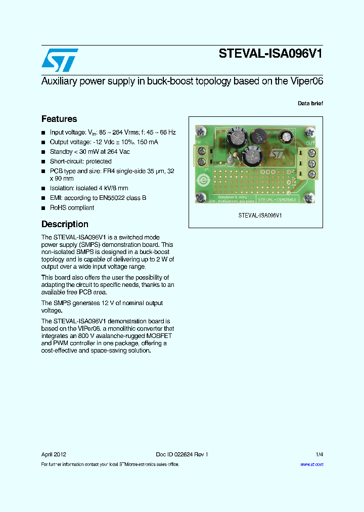 STEVAL-ISA096V1_9097542.PDF Datasheet