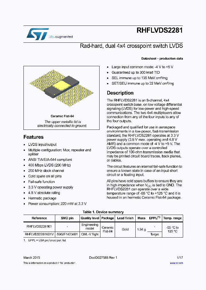 RHFLVDS2281_9101340.PDF Datasheet