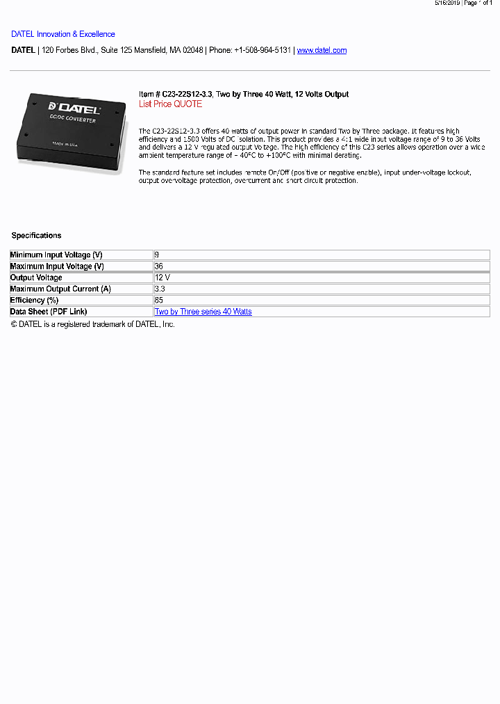 C23-22S12-33_9101932.PDF Datasheet