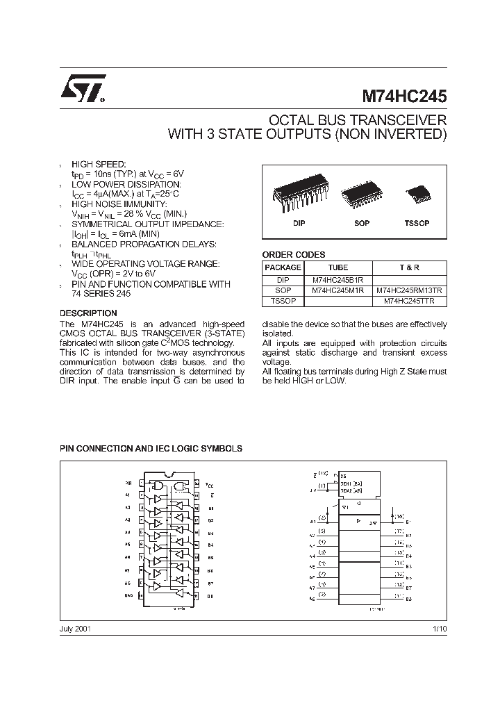 M74HC245RM13TR_9102188.PDF Datasheet