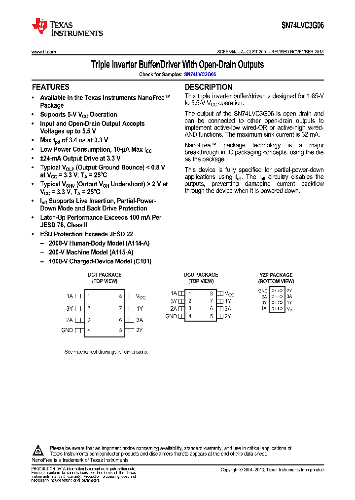 SN74LVC3G06DCTR_9104323.PDF Datasheet