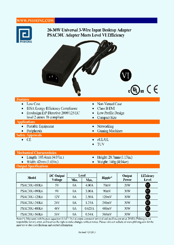 PSAC30U-240L6_9106732.PDF Datasheet