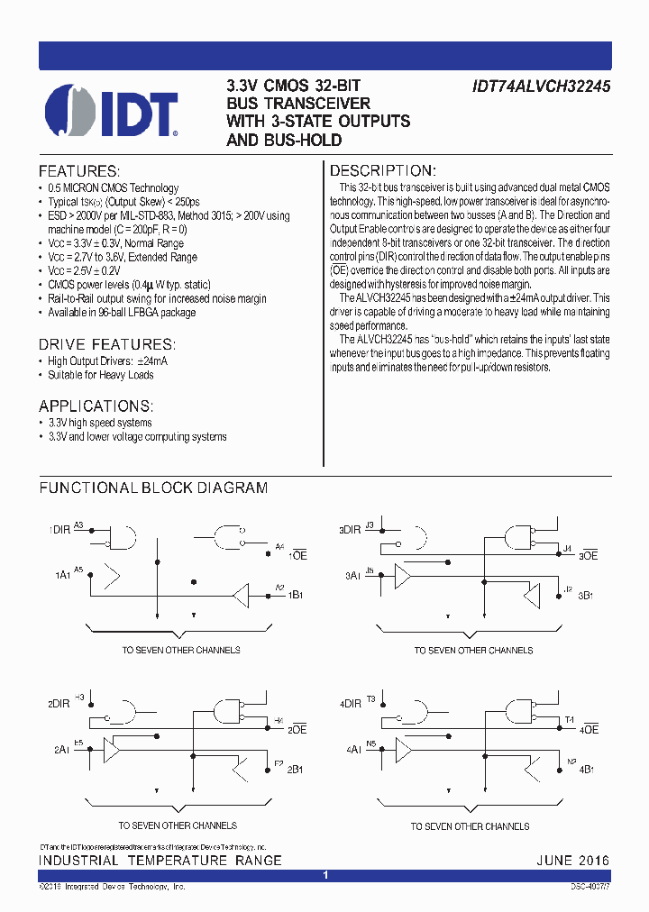 74ALVCH32245BF_9107123.PDF Datasheet