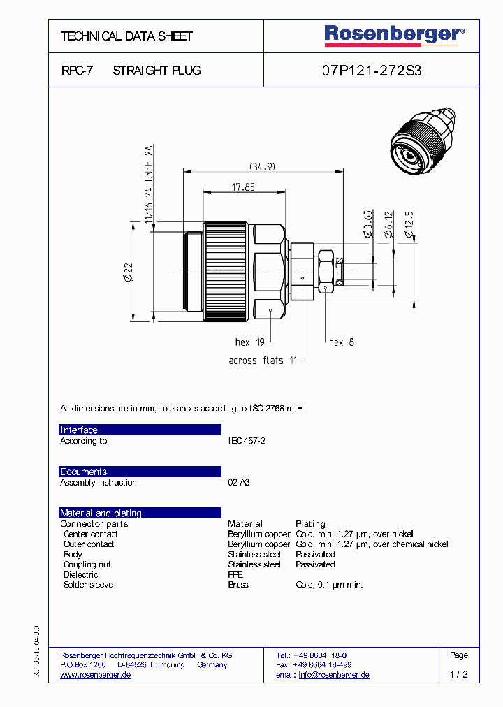 07P121-272S3_9113837.PDF Datasheet