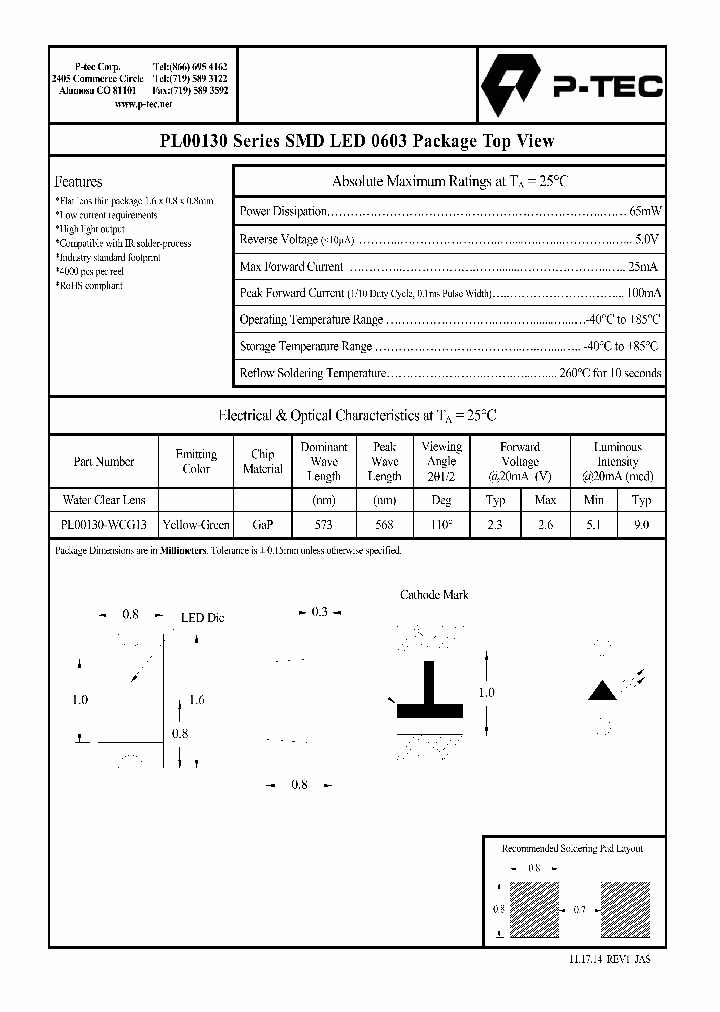 PL00130-WCG13-14_9116830.PDF Datasheet